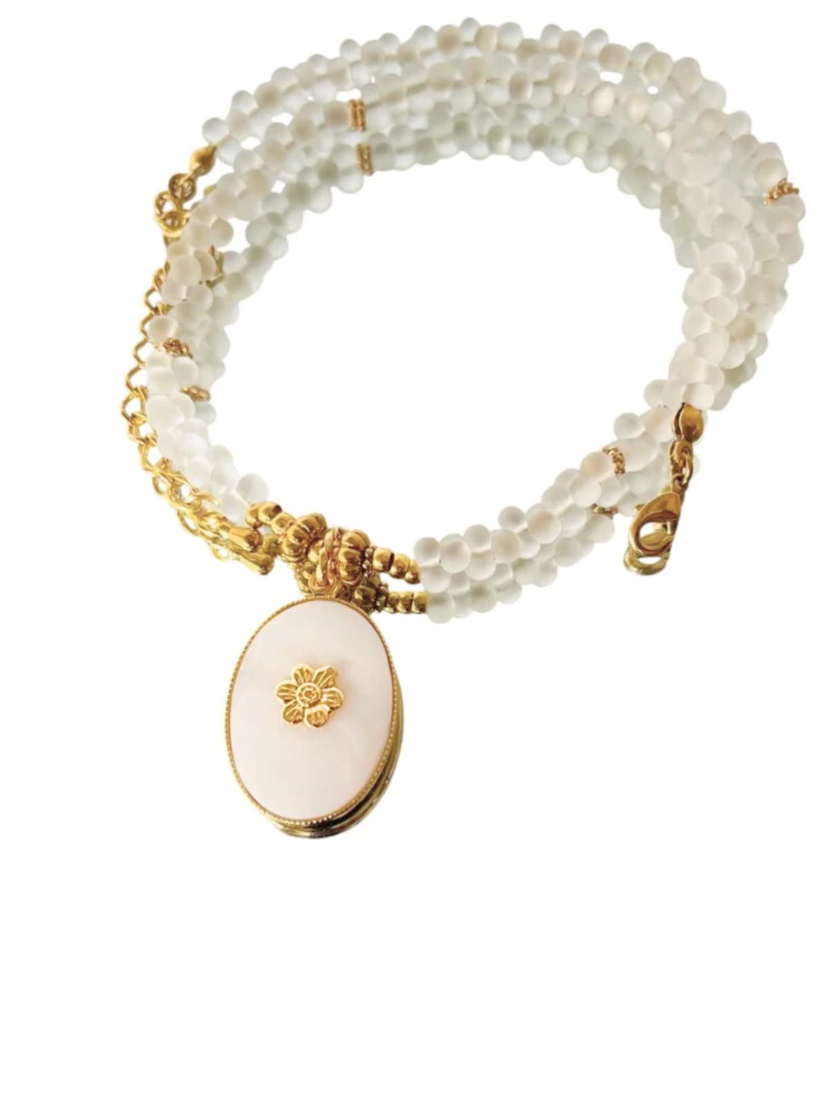 Collier femme doré