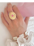 Bague plaqué or femme