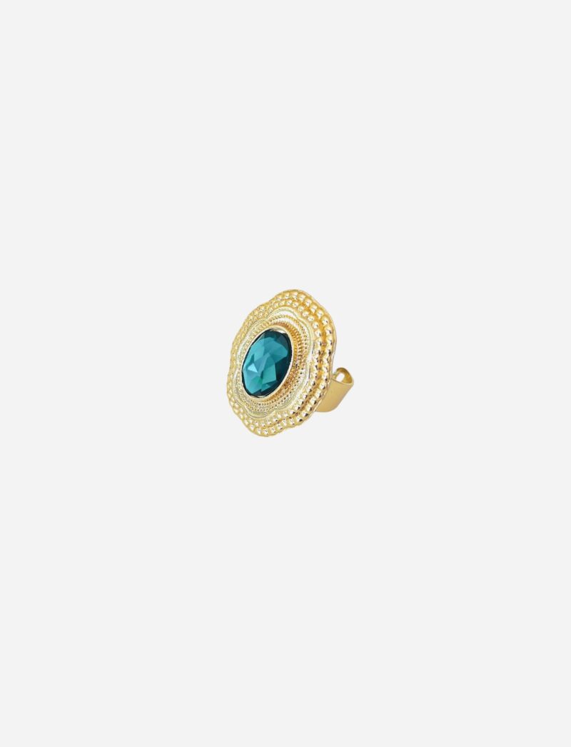 Bague plaqué or ajustable – Image 3