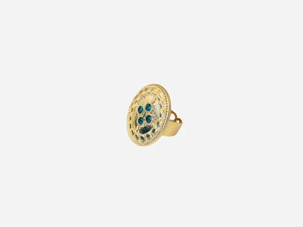 Bague plaqué or ajustable