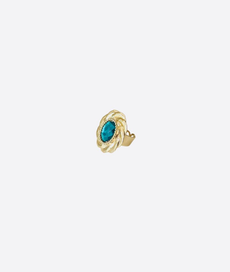Bague plaqué or ajustable – Image 2