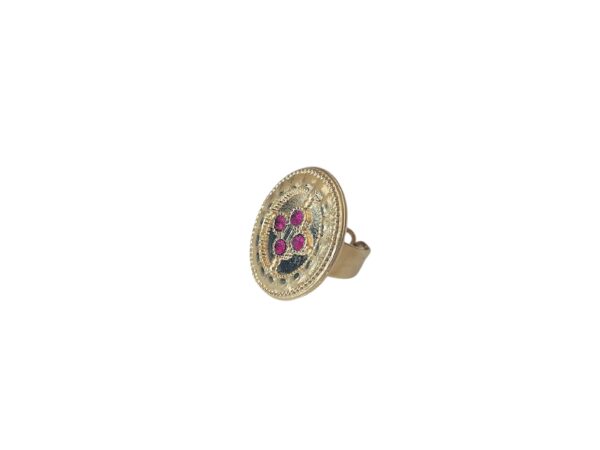 Bague plaqué or ajustable