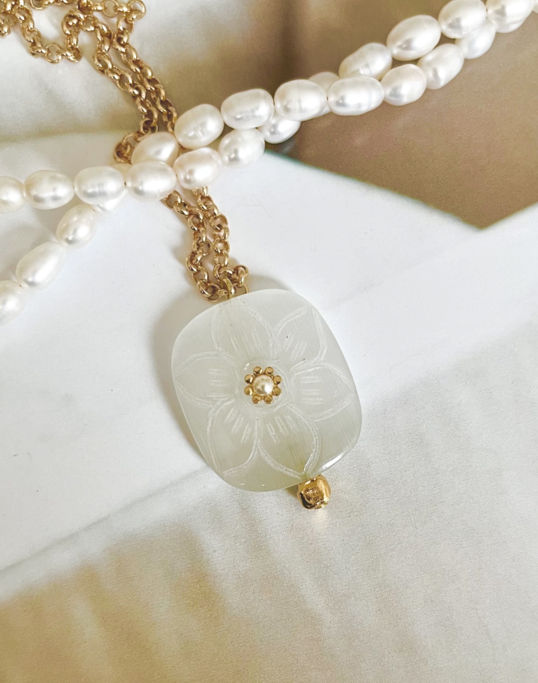 Collier femme pendentif cristal – Image 3