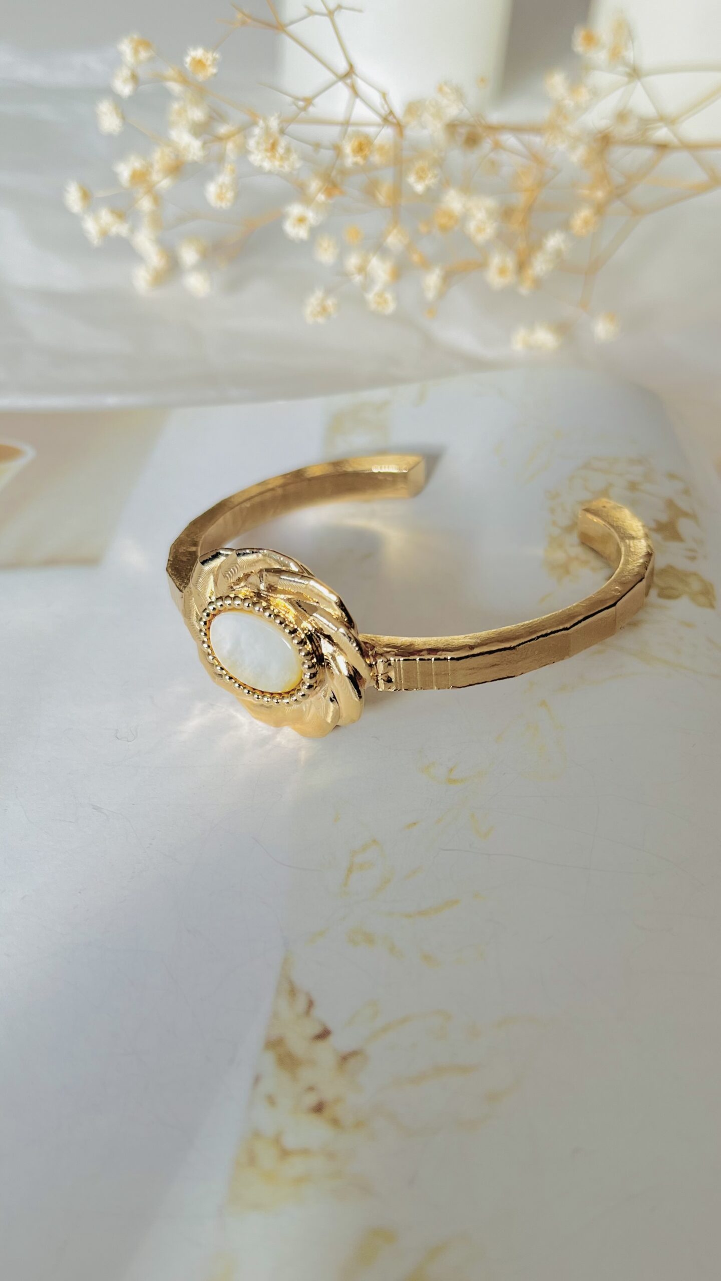 Bracelet femme perle nacre naturelle