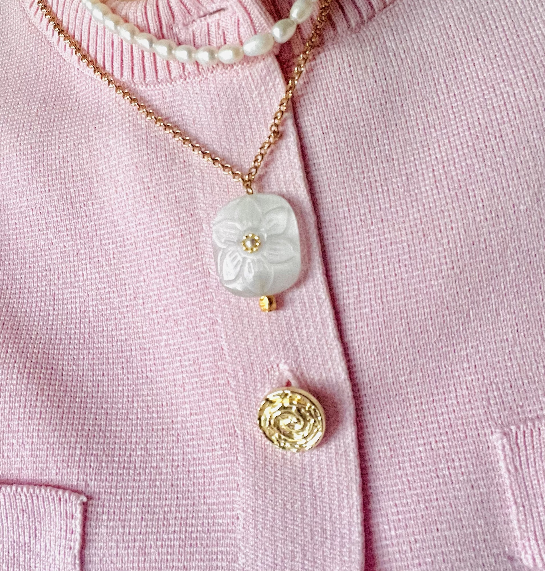 Collier femme pendentif cristal – Image 2