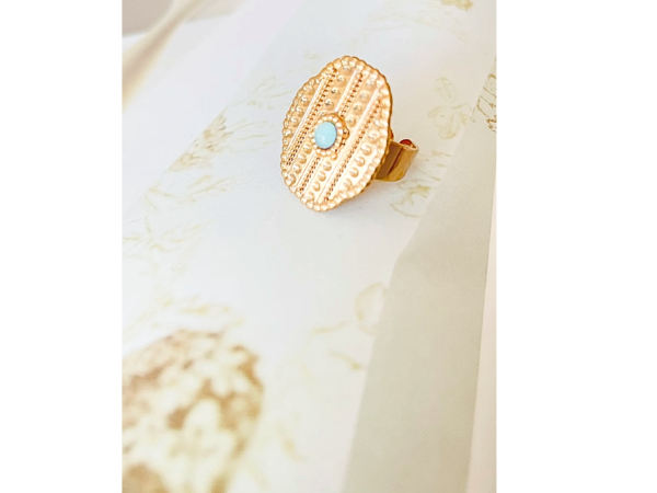 Bague plaqué or ajusrable