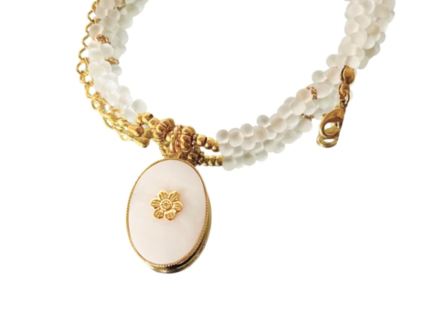 Collier femme doré