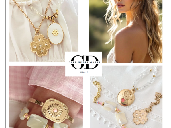 Collier femme & sa perle framboise lumineuse